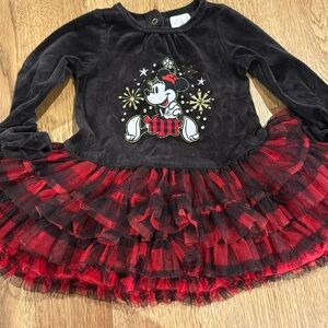 Minnie Holiday Dress Disney Baby 12-18 Month